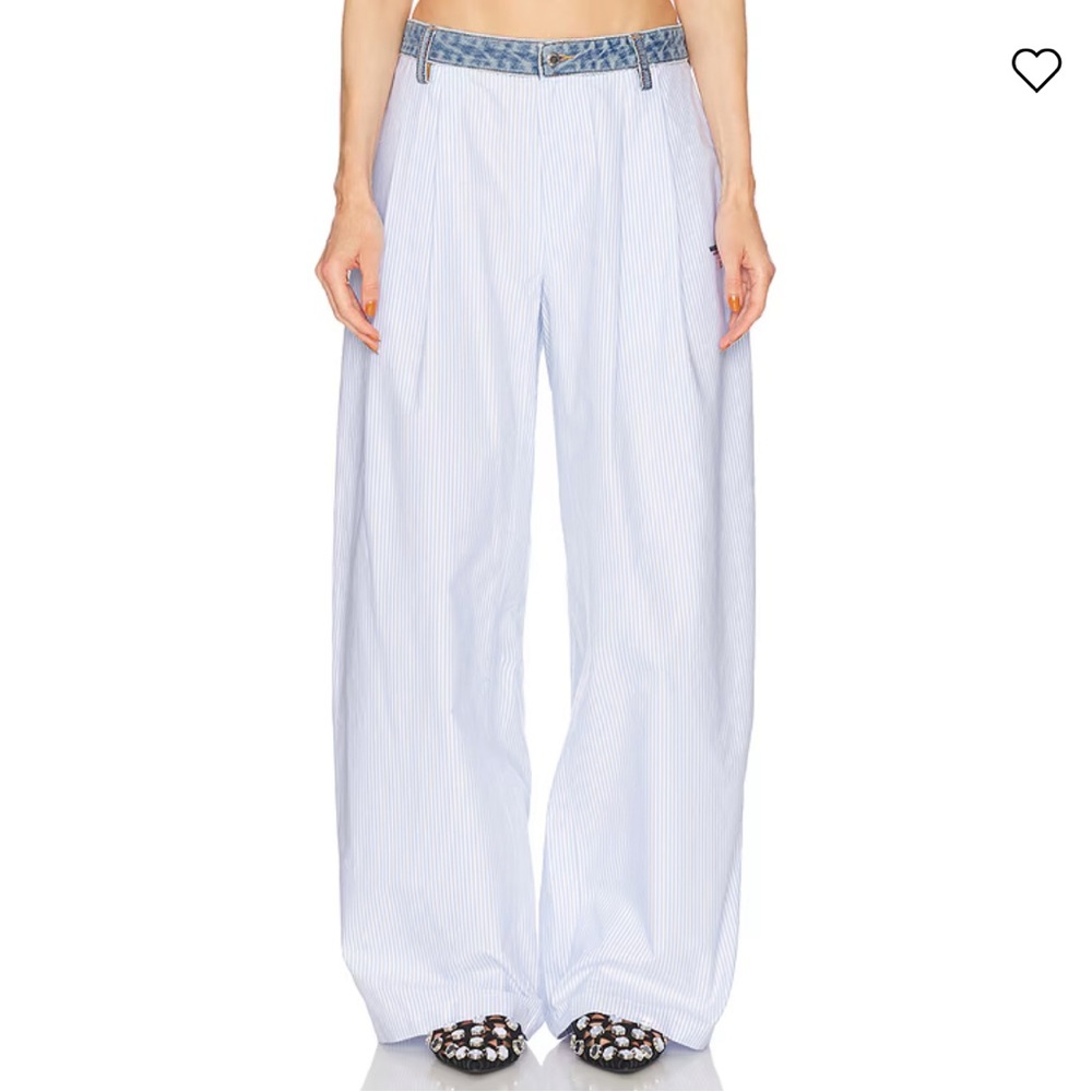 Alexander Wang Denim waistband pant